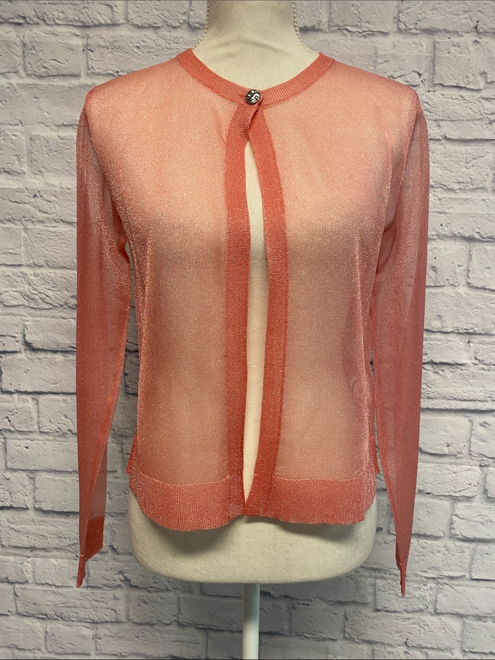 NWT Zara Shimmering Sheer Cardigan Limited Edition Size Medium